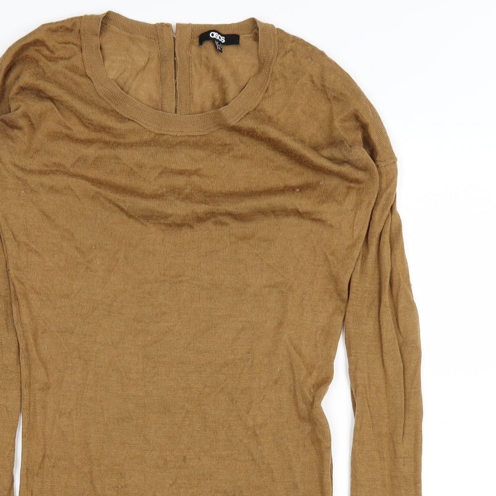 ASOS Womens Brown   Basic T-Shirt Size 6