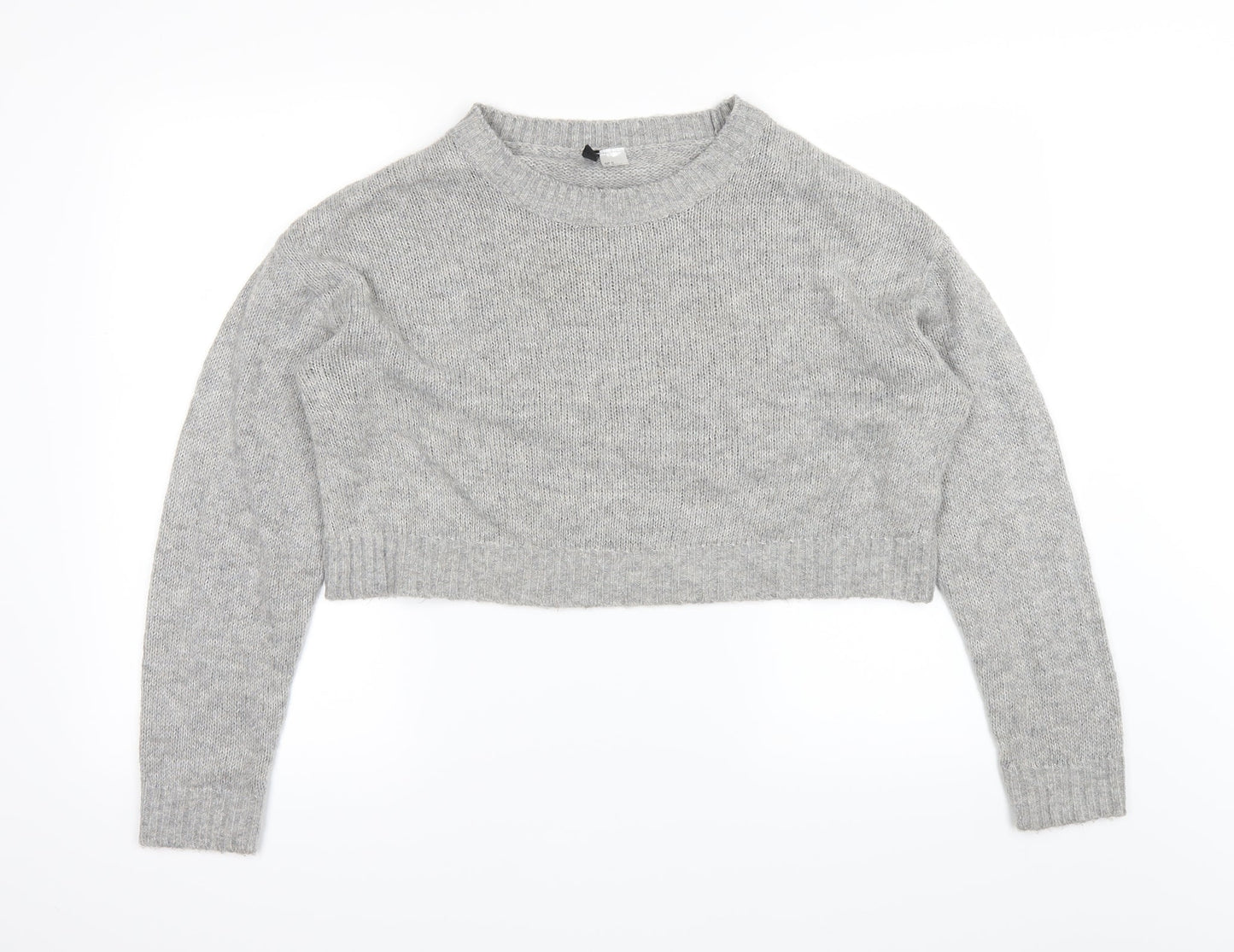 H&M Womens Grey   Pullover Jumper Size M