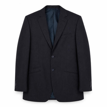 Front view of F&F men’s black jacket suit jacket, size 40