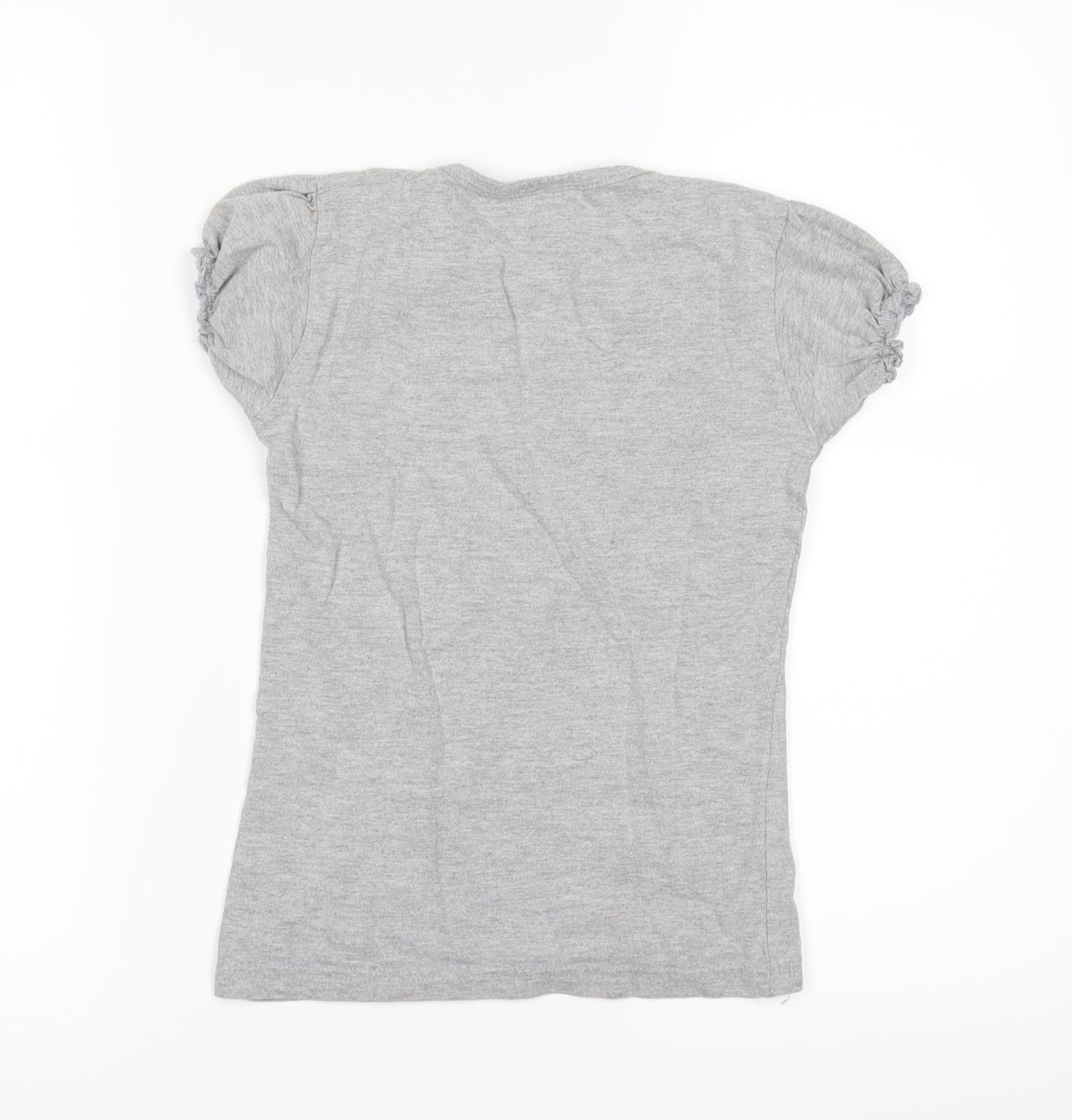 sweet Girls Grey   Basic T-Shirt Size 8 Years