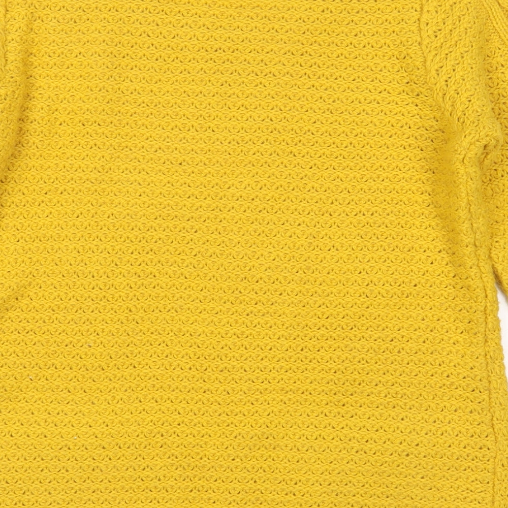 NEXT Womens Yellow   Pullover Jumper Size 10