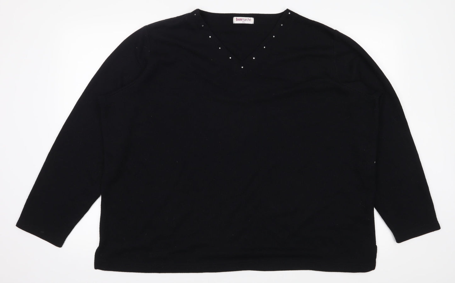 Le Bon Marché Womens Black   Pullover Jumper Size XL