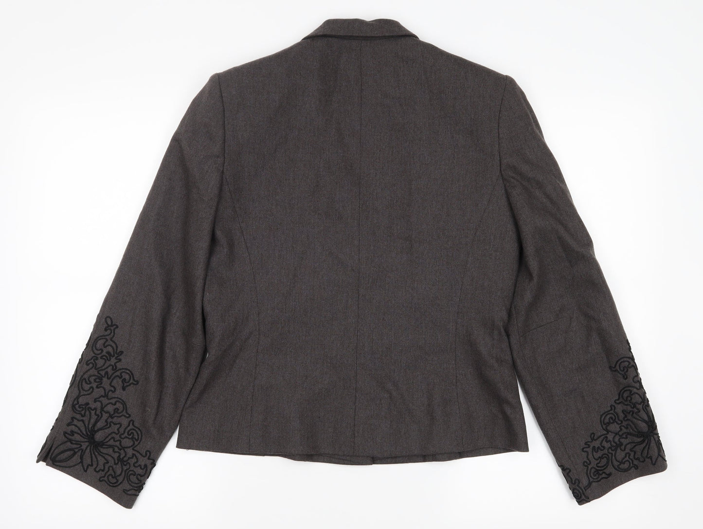 Minuet Womens Grey   Jacket Blazer Size 10