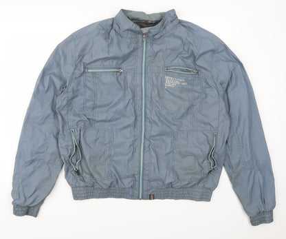 Additional front view of Loyalty & Faith women’s blue jacket coat, size XL