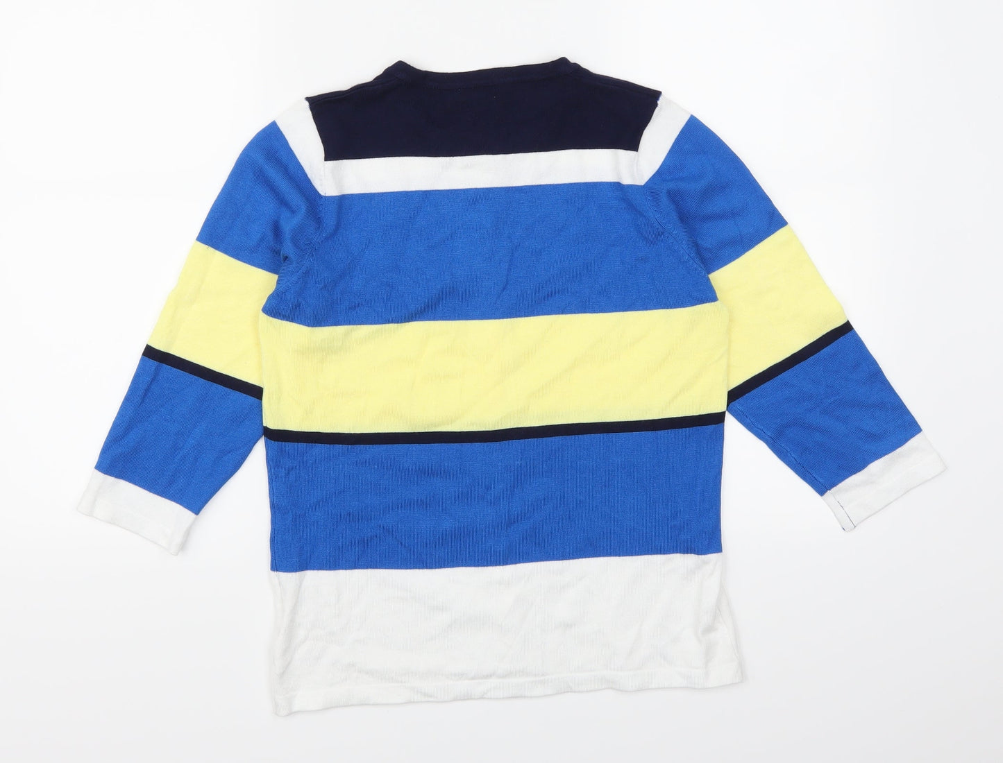 Text Womens Multicoloured Striped  Cape Jumper Size S
