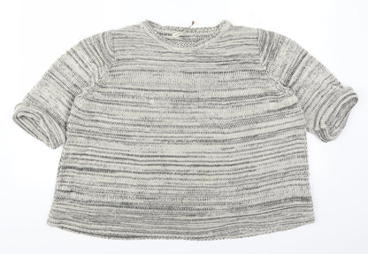 Additional front view of Next women’s grey jumper, size UK 12
