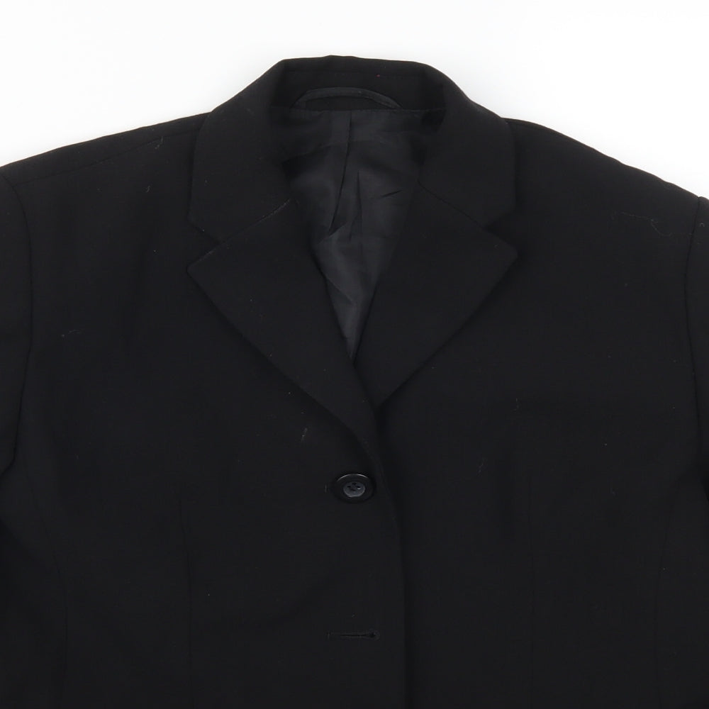 Preworn Womens Black   Jacket Suit Jacket Size 10