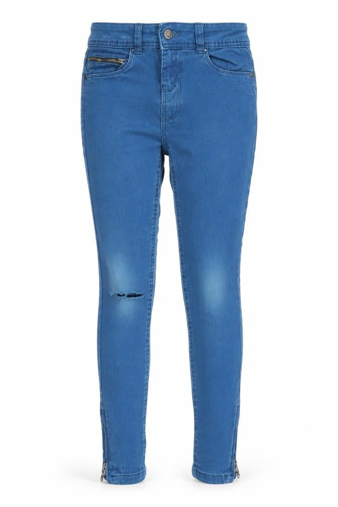 Denim Co Girls Blue  Denim Skinny Jeans Size 10-11 Years - Distressed