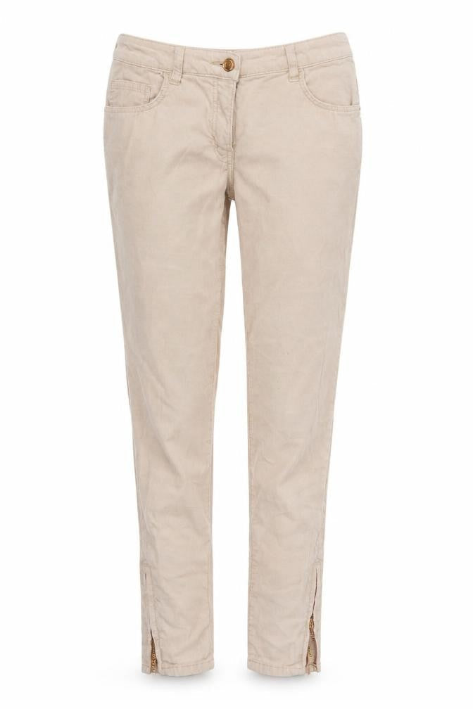 H&M Womens Pink  Corduroy Trousers  Size 6 L27 in