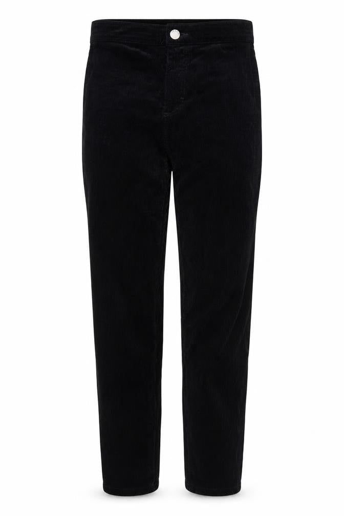 Topshop Womens Black  Corduroy Trousers  Size 25 in L25 in