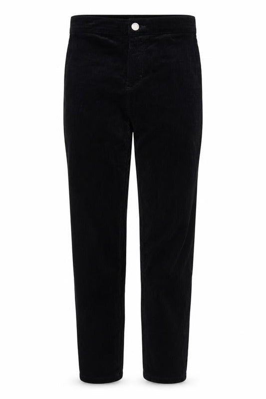 Topshop Womens Black  Corduroy Trousers  Size 25 in L25 in
