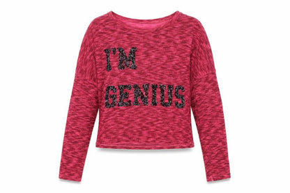 Front view of Atmosphere women’s pink jersey basic t-shirt, size UK 10, - i'm genius