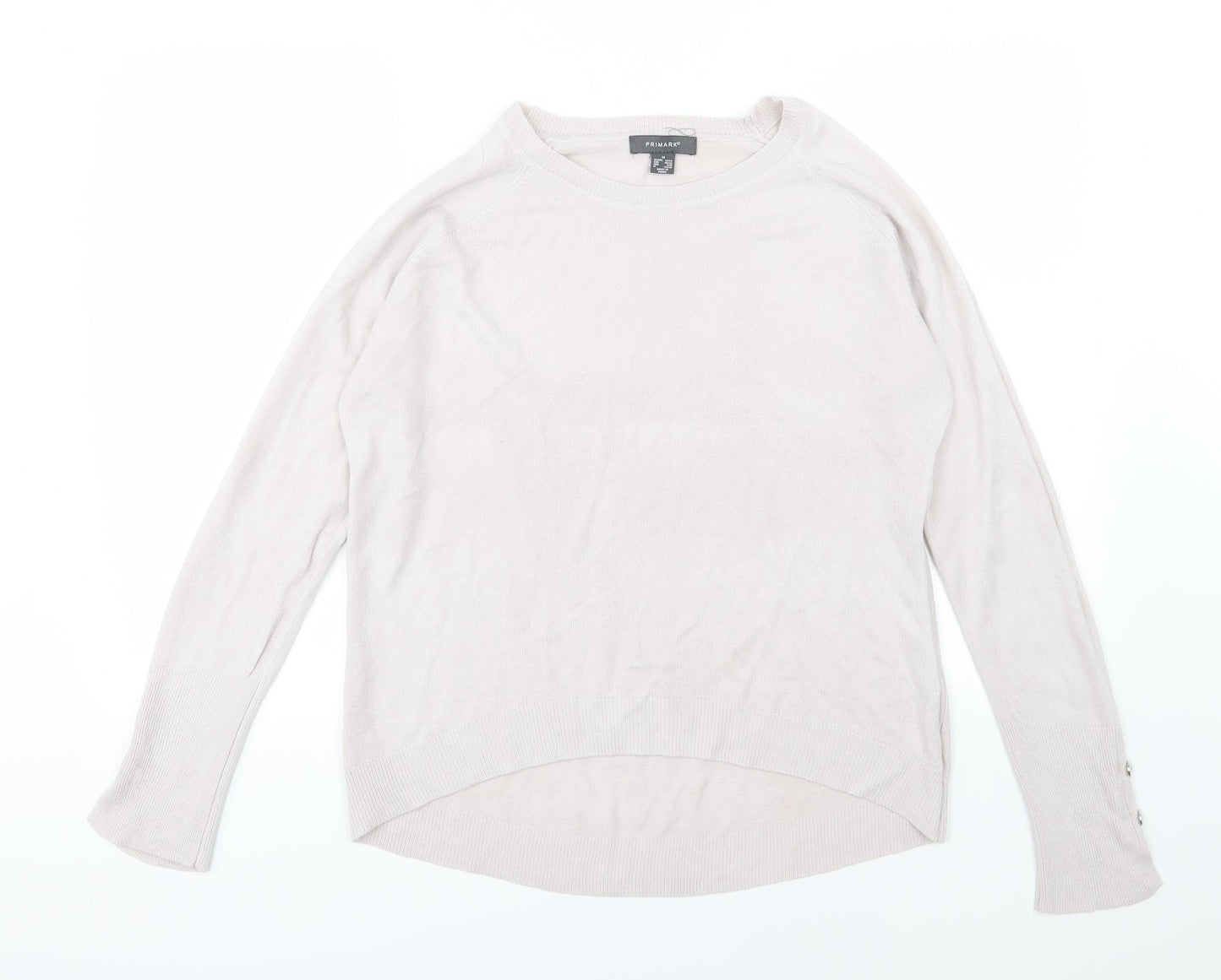 Primark Womens Grey  Knit Pullover Jumper Size M