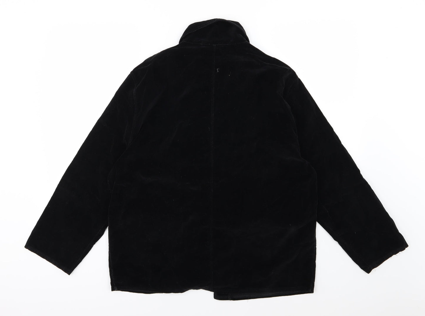 Lilley Whittingham Womens Black  Velour Jacket  One Size