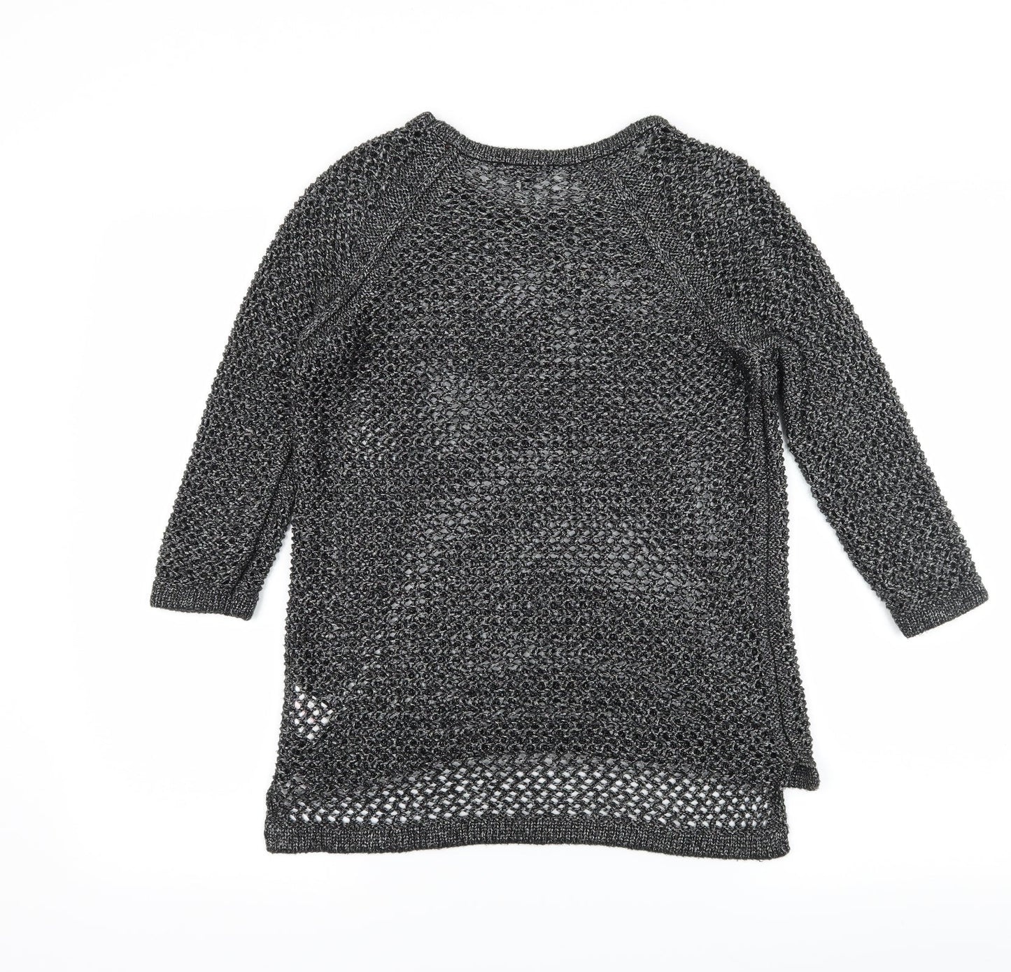 Papaya Womens Grey  Knit Pullover Jumper Size 10