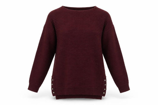 Front view of Peacocks women’s brown knit jumper, size S