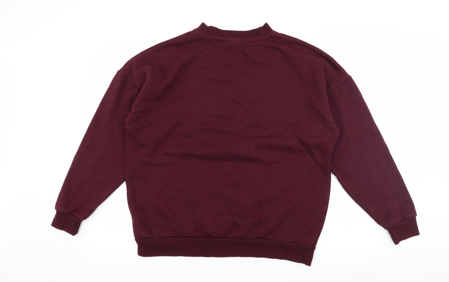 Primark Womens Purple  Jersey Pullover Sweatshirt Size 6  - Slogan