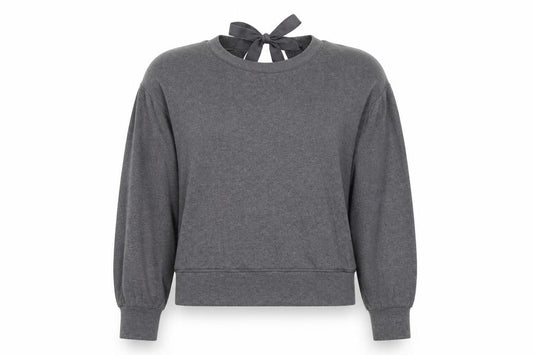 New Look Womens Grey  Jersey Pullover Sweatshirt Size S