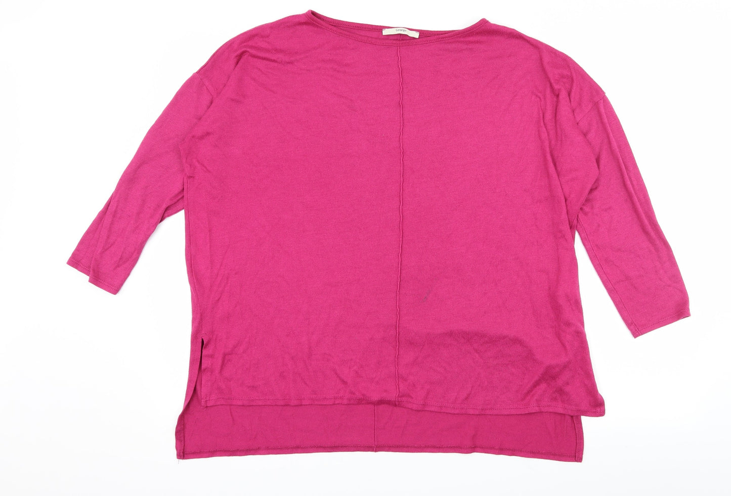 George Womens Pink  Knit Pullover Jumper Size 16