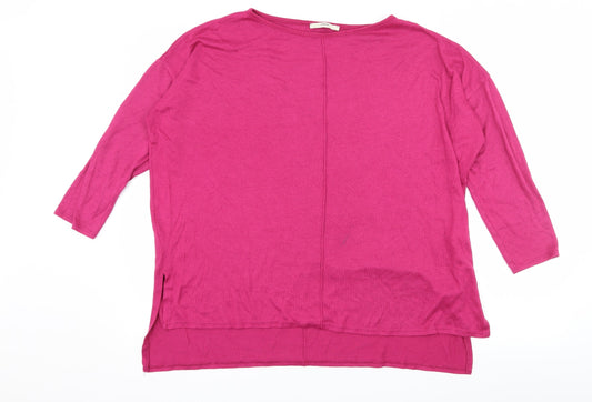 George Womens Pink  Knit Pullover Jumper Size 16