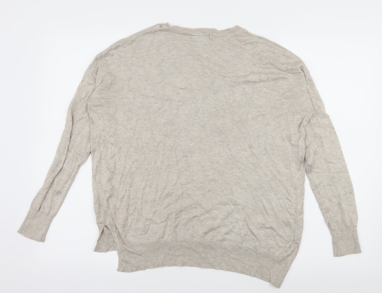 Atmosphere Womens Ivory  Jersey Pullover Jumper Size 10