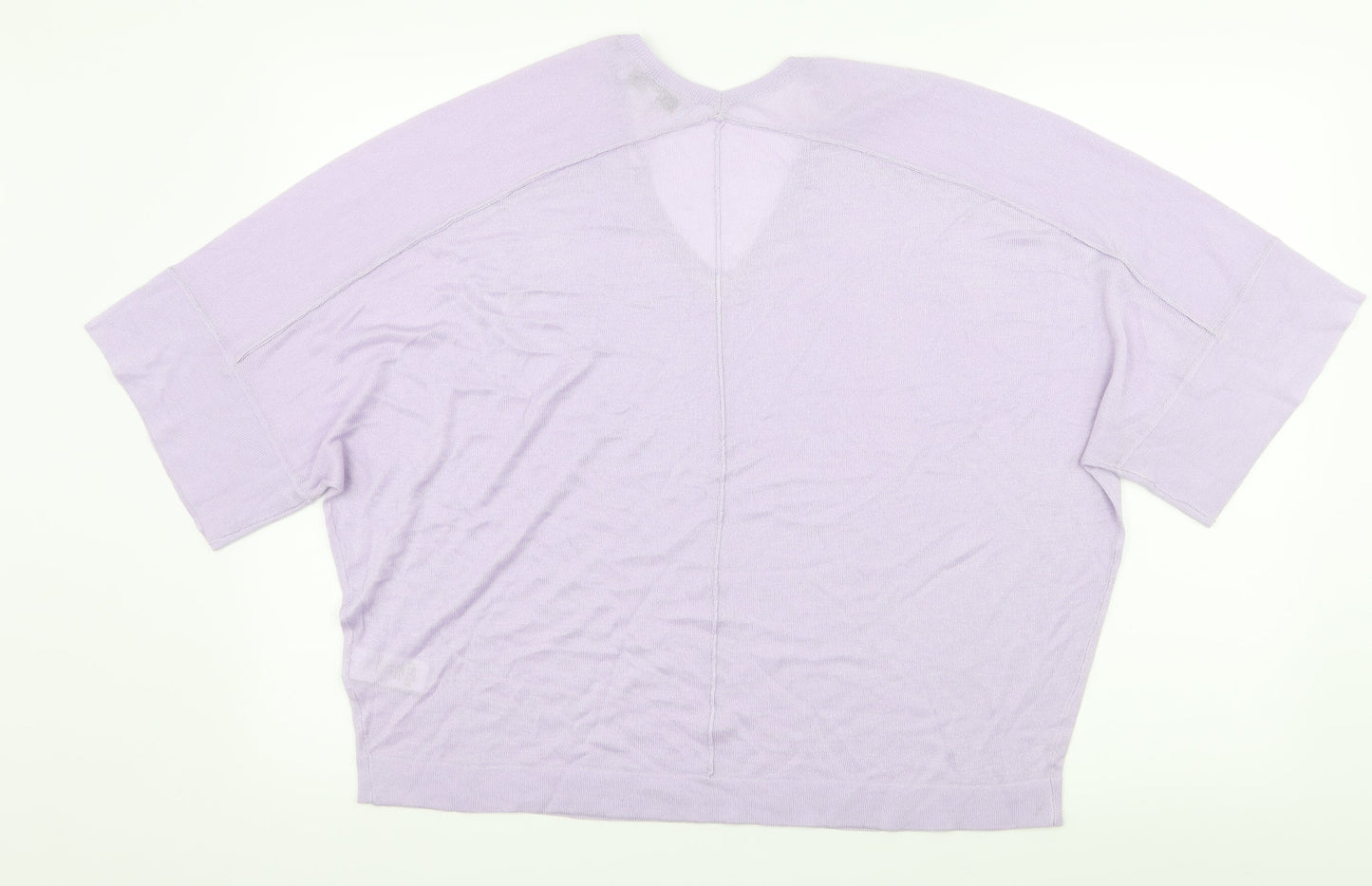 NEXT Womens Purple  Knit Pullover Jumper Size S