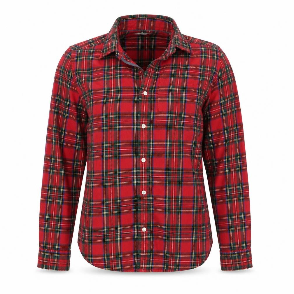 NEXT Womens Red Check  Basic Button-Up Size S