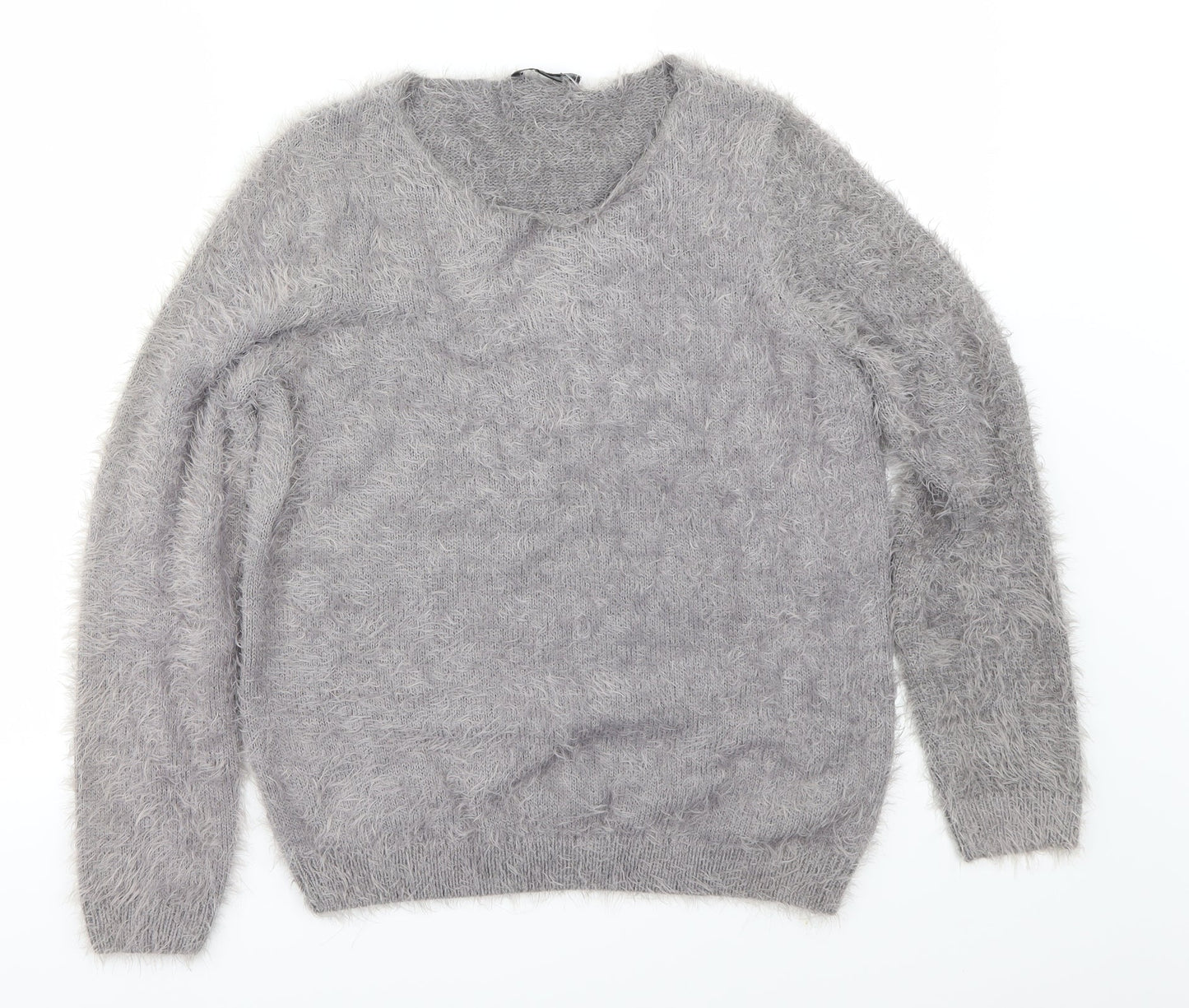 ESMARA Womens Grey   Pullover Jumper Size S