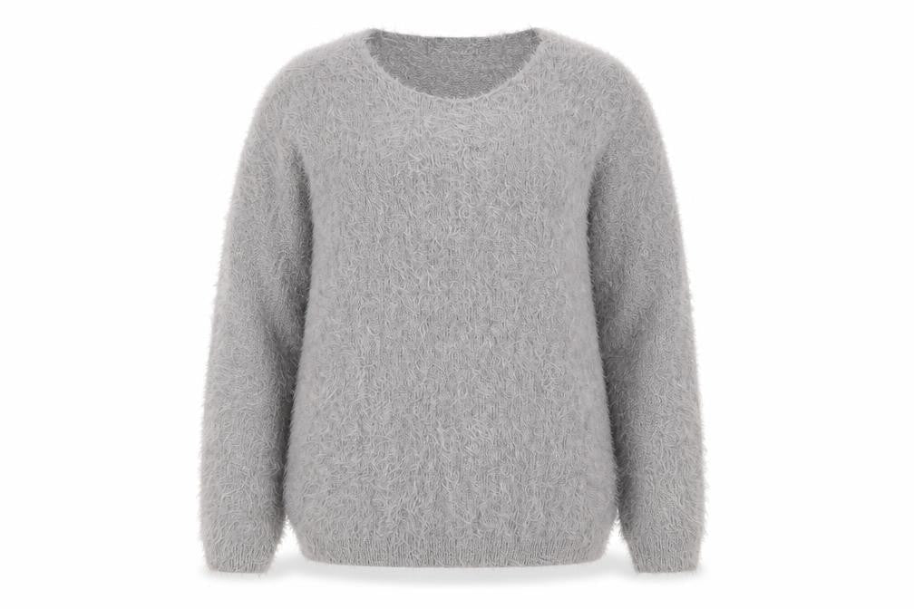 ESMARA Womens Grey   Pullover Jumper Size S