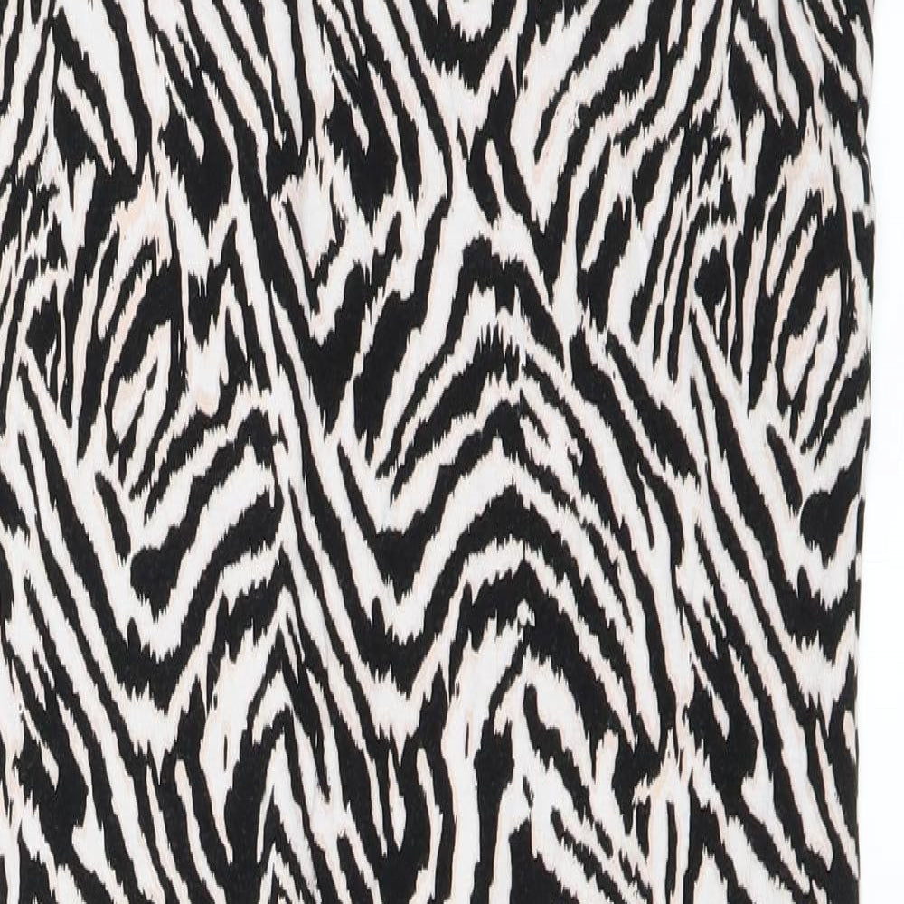 H&M Womens Multicoloured Animal Print  Fit & Flare  Size M