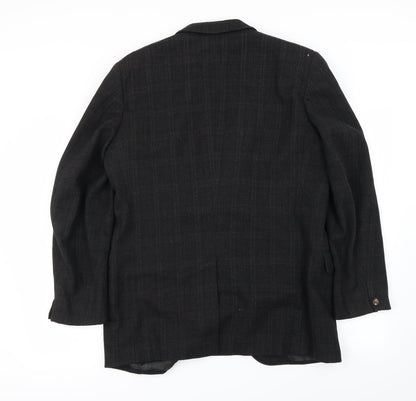 Back view of Preworn men’s brown jacket blazer, size 34