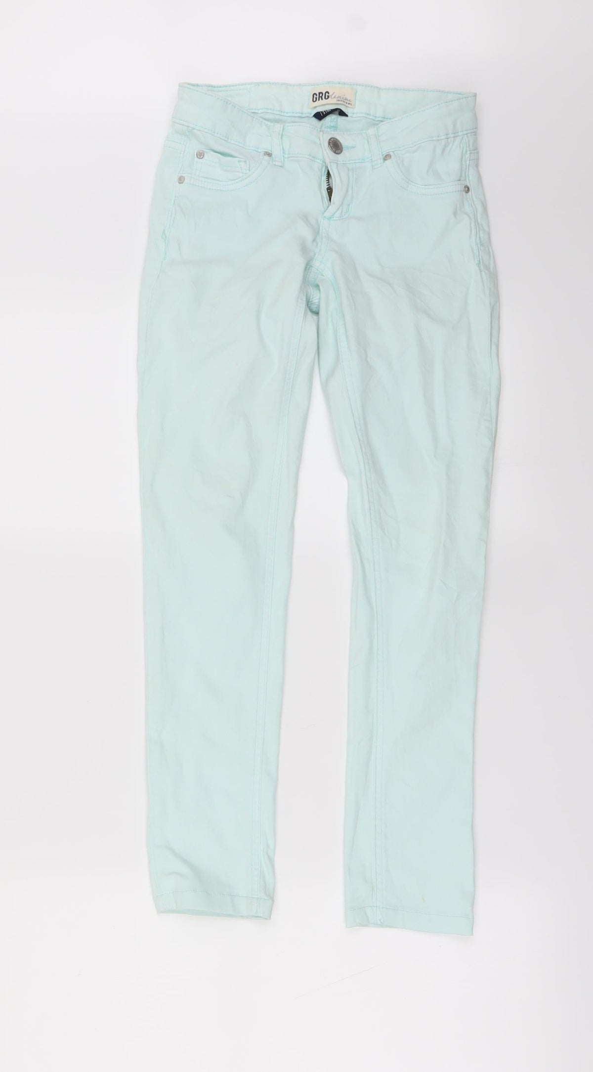 Gap Girls Green Ikat  Skinny Jeans Size 10 Years