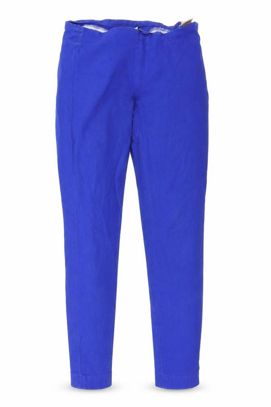 Front view of jbrand women’s blue skinny jeans, size UK 22, in, 25-inch leg