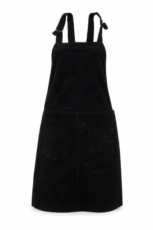 Front view of Cooperative women’s black jumpsuit one-piece, size S