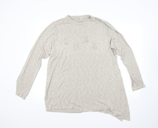 River Island Womens Beige   Pullover Jumper Size 18