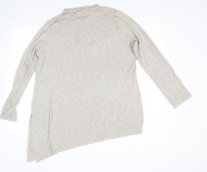 Back view of River Island women’s beige jumper, size UK 18