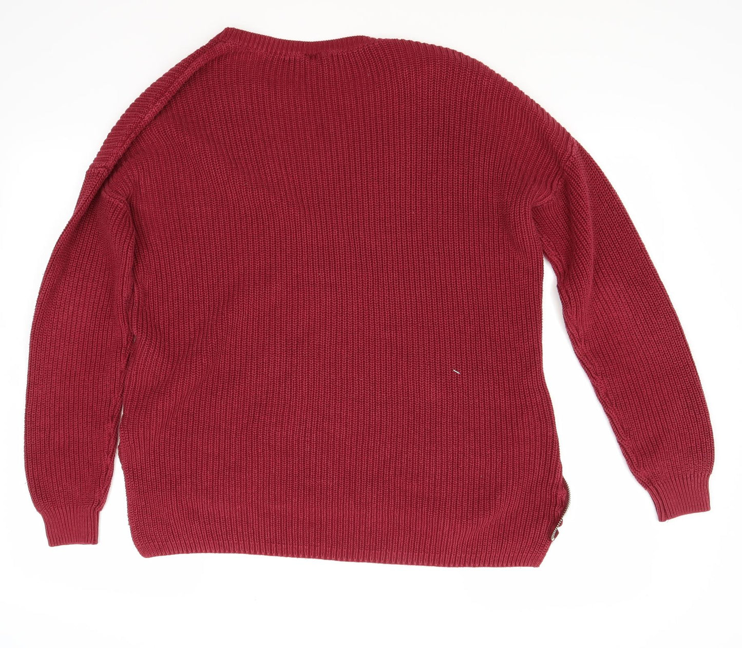 H&M Womens Red   Pullover Jumper Size S