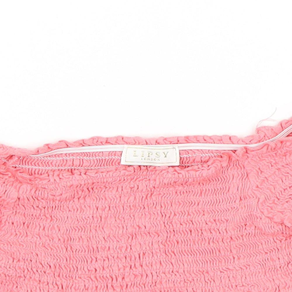 Lipsy Girls Pink   Basic T-Shirt Size 7-8 Years