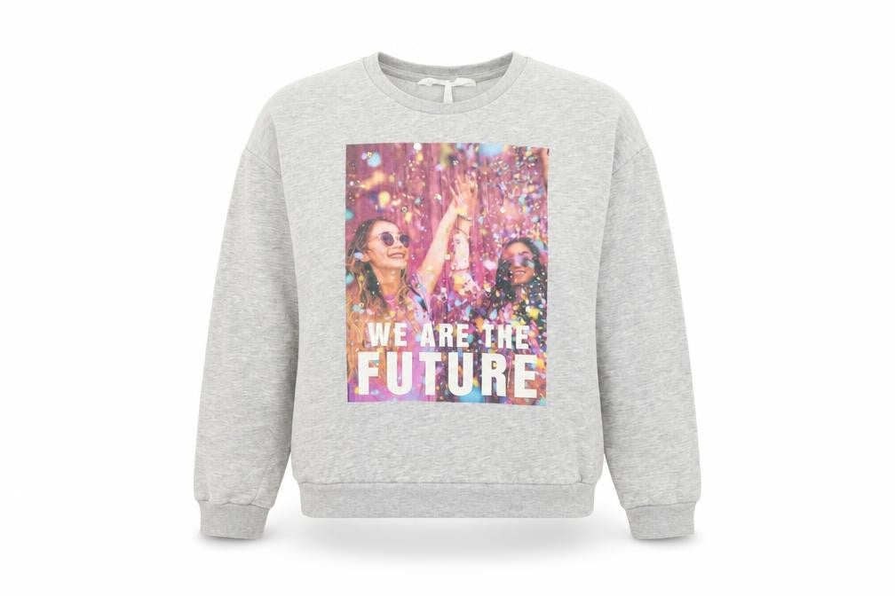 H&M Girls Grey   Pullover Sweatshirt Size 13 Years
