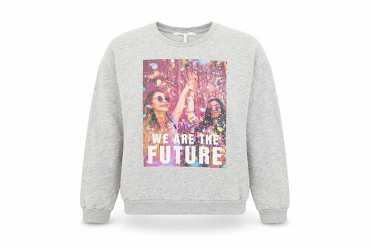 H&M Girls Grey   Pullover Sweatshirt Size 13 Years