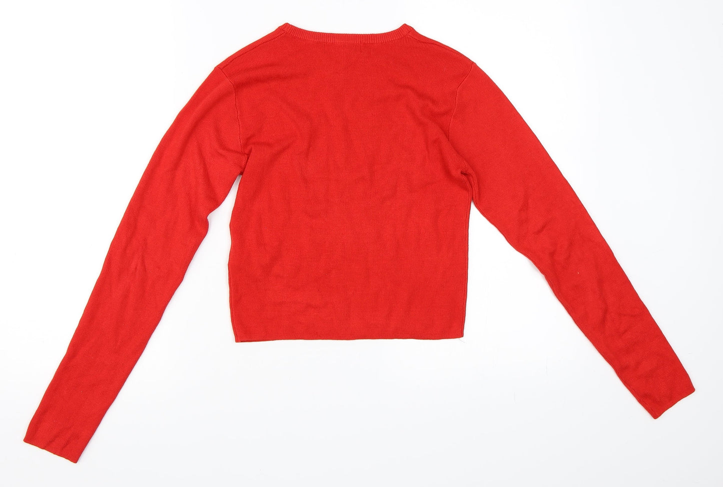 Pull&Bear Womens Red   Basic T-Shirt Size M