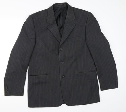 Front view of Armando men’s grey jacket blazer, size 40