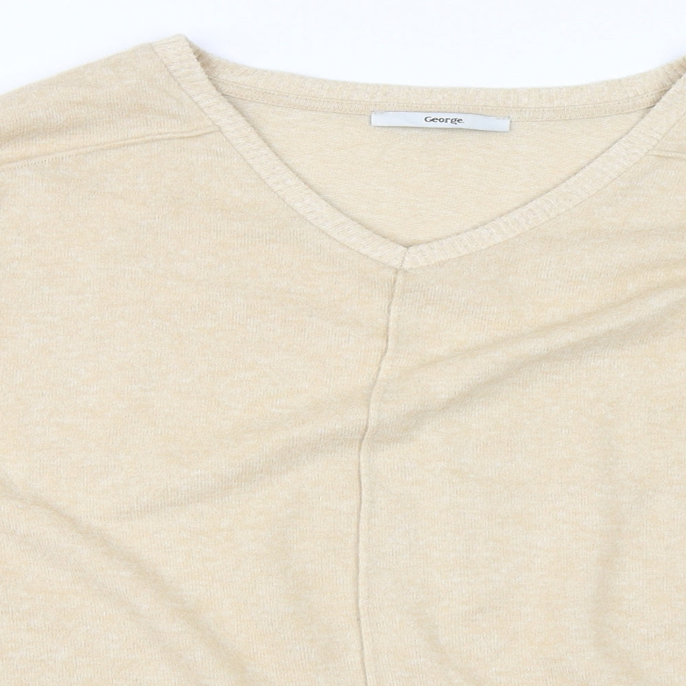 George Womens Beige   Pullover Jumper Size L