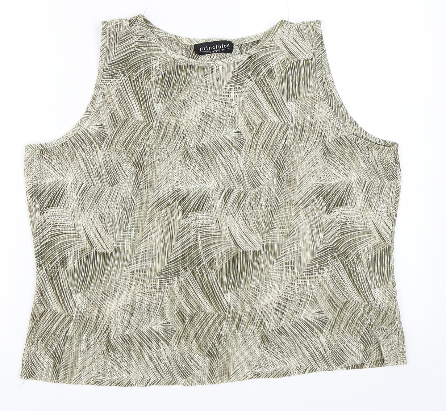 Principles Womens Green   Basic Blouse Size 14