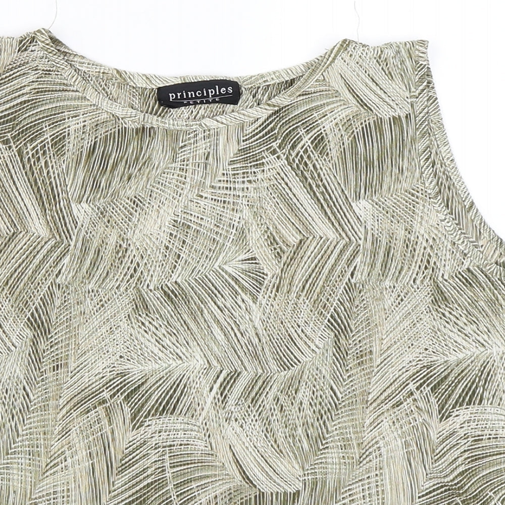 Principles Womens Green   Basic Blouse Size 14