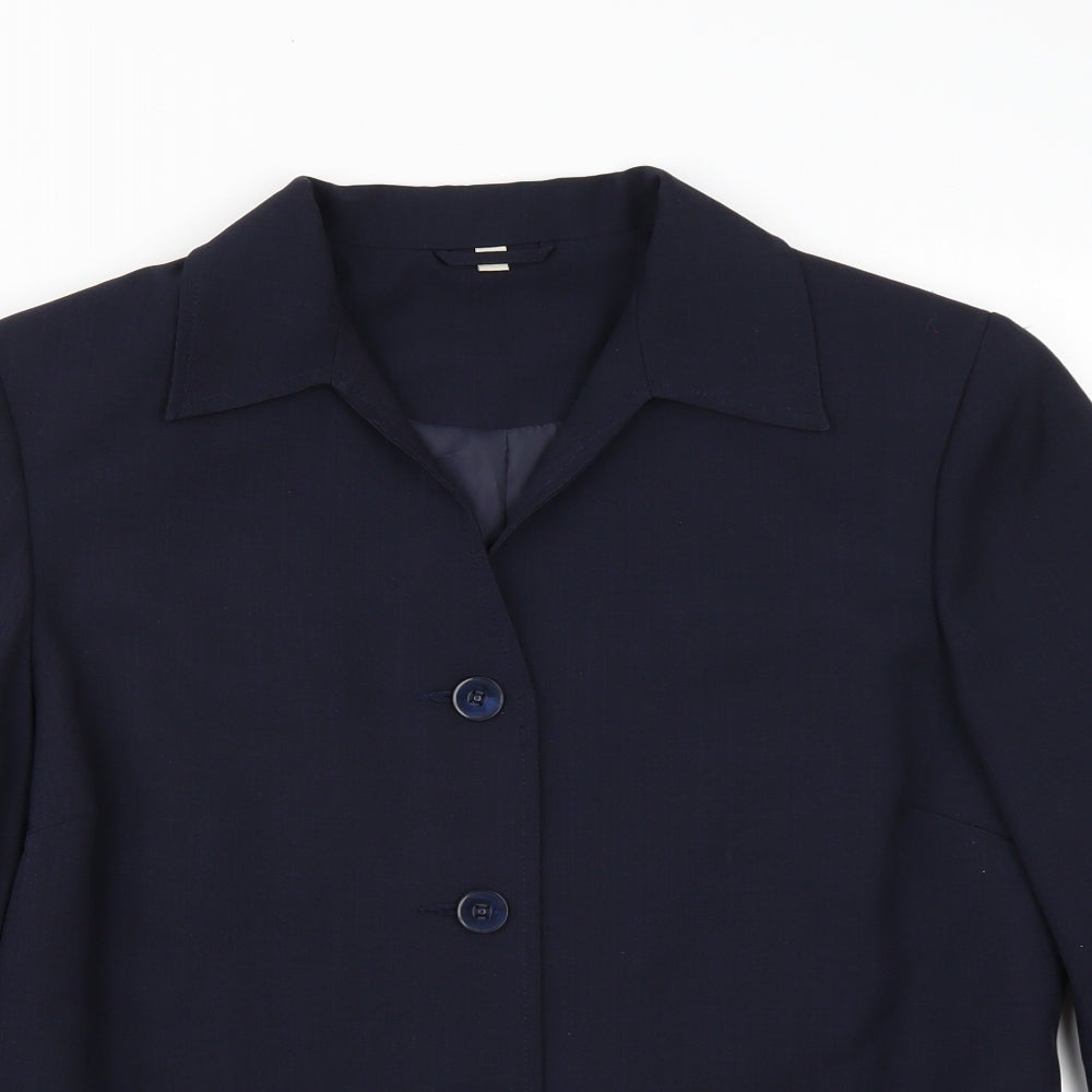 Preworn Womens Blue   Jacket Blazer Size 12