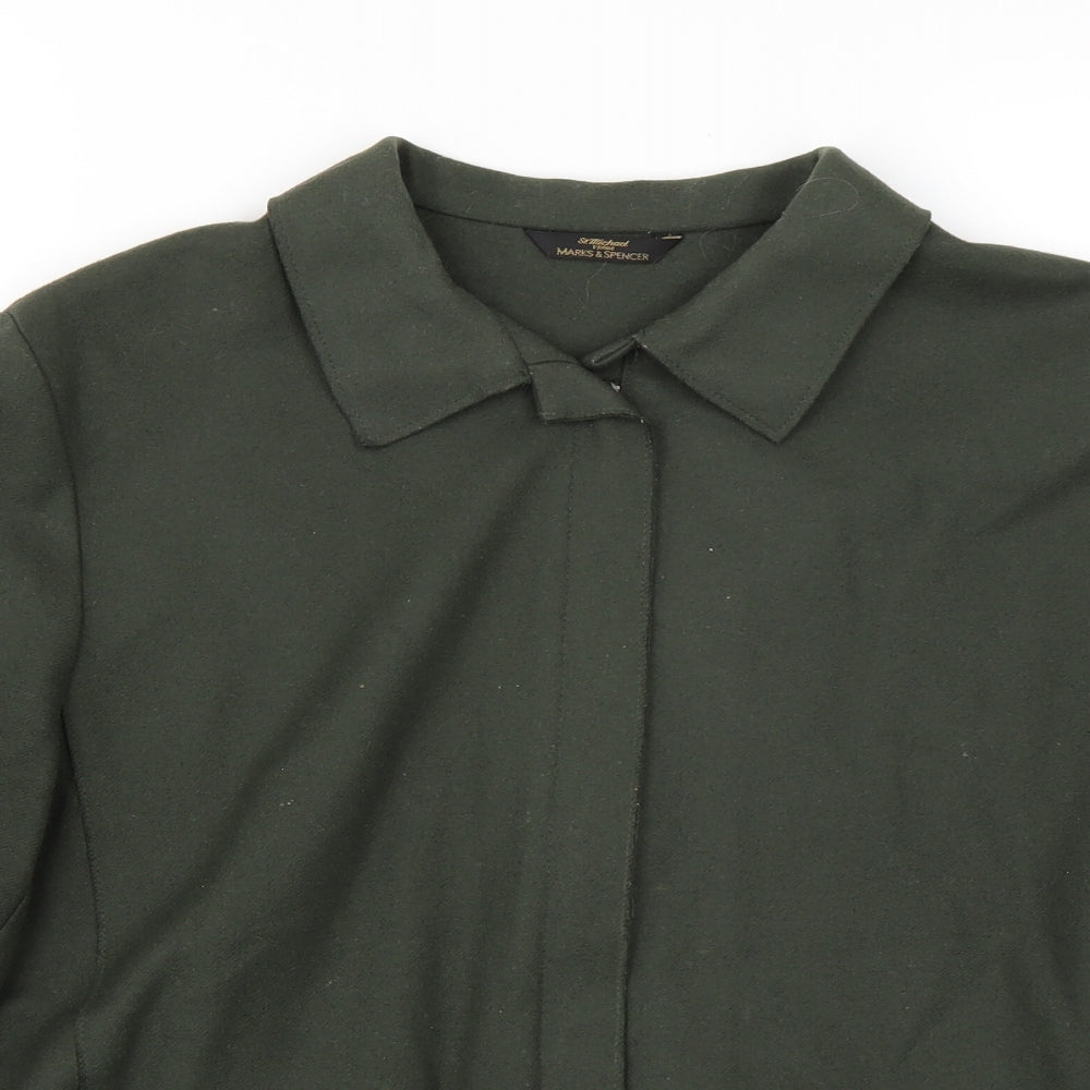 Marks and Spencer Womens Green   Jacket Blazer Size 16