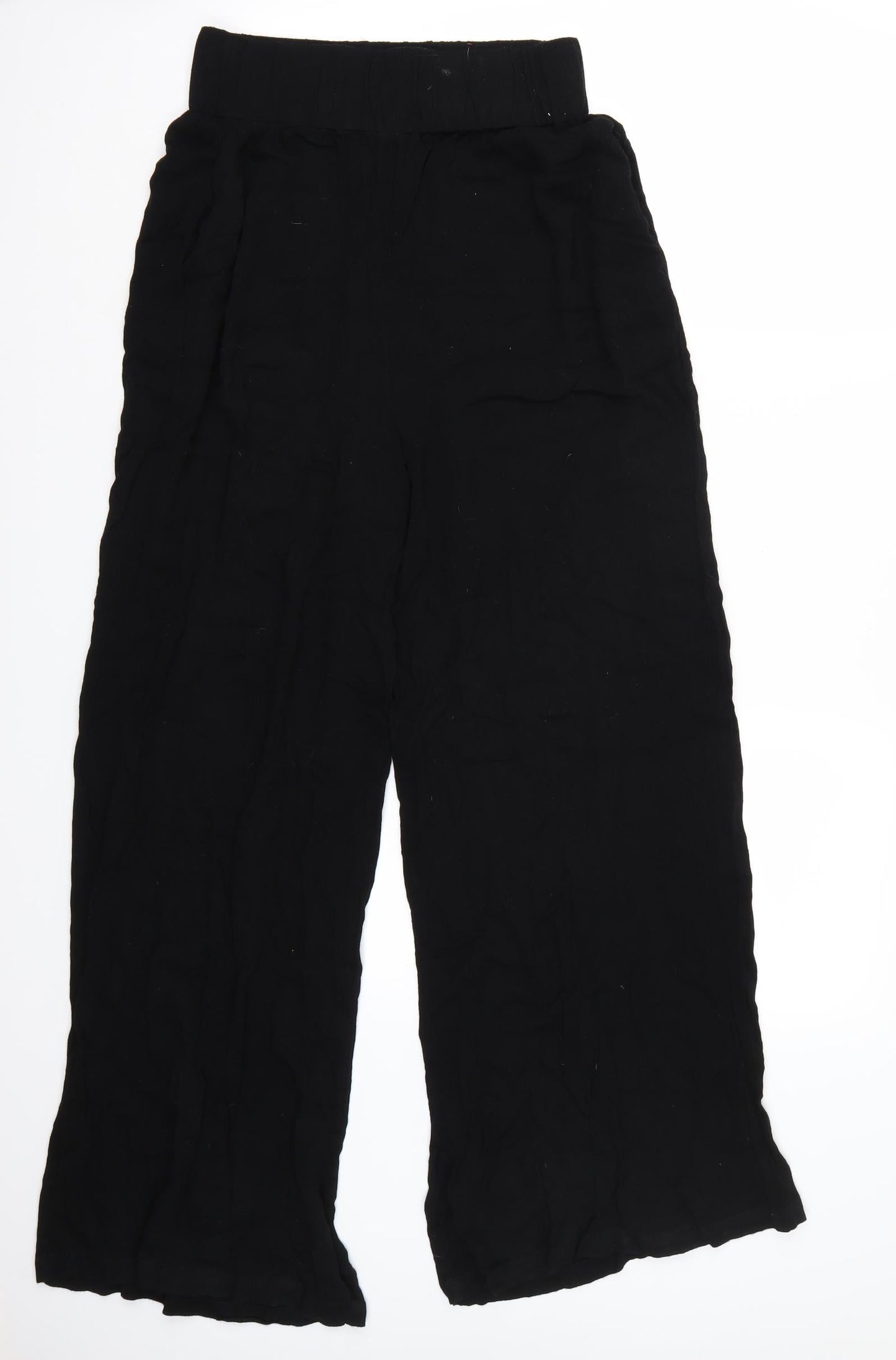 Misspap Womens Black   Trousers  Size 8 L31 in