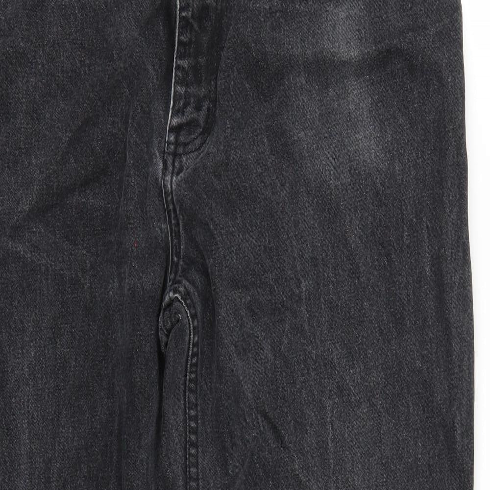 Preworn Womens Black   Straight Jeans Size 38 L32 in