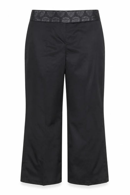 Front view of Next women’s black trousers, size UK 14, 29-inch leg